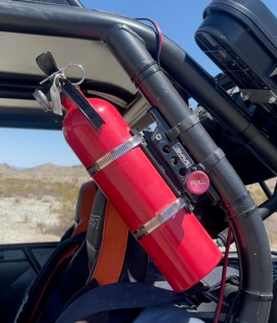 ​An Essential Piece Of Safety Gear for Offroad Adventures: Savage UTV Fire Extinguisher with Quick Release Mount