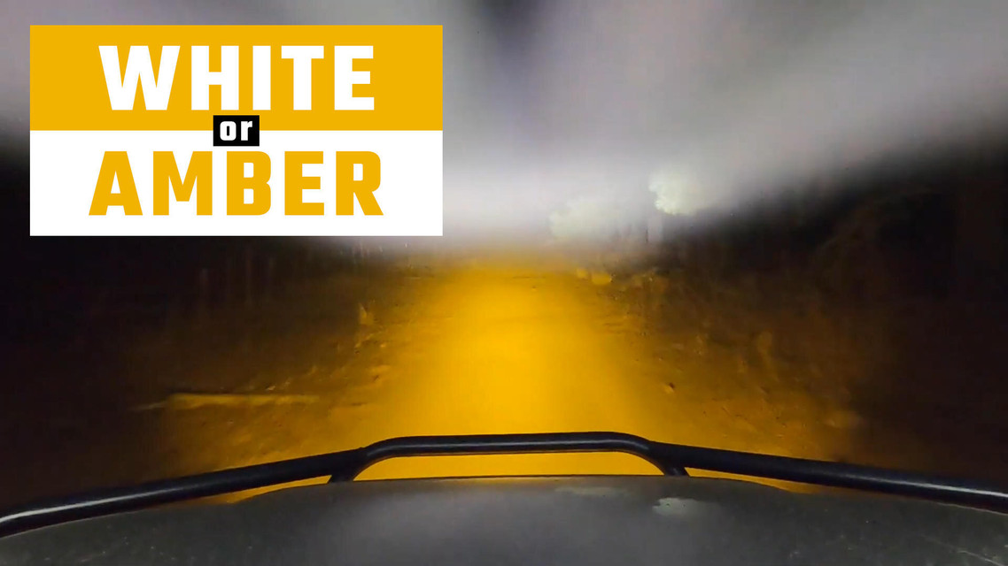 Amber or White LEDs? Best Offroad Light Color Temperature