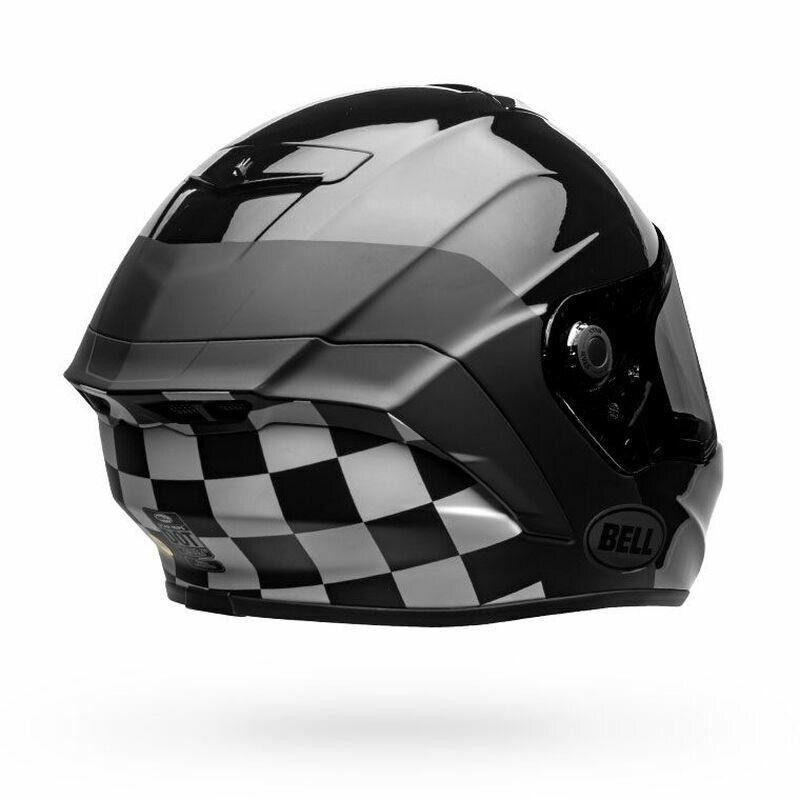 Bell Helmets Star DLX MIPS (Lux Checkers) (Small) (Black/White