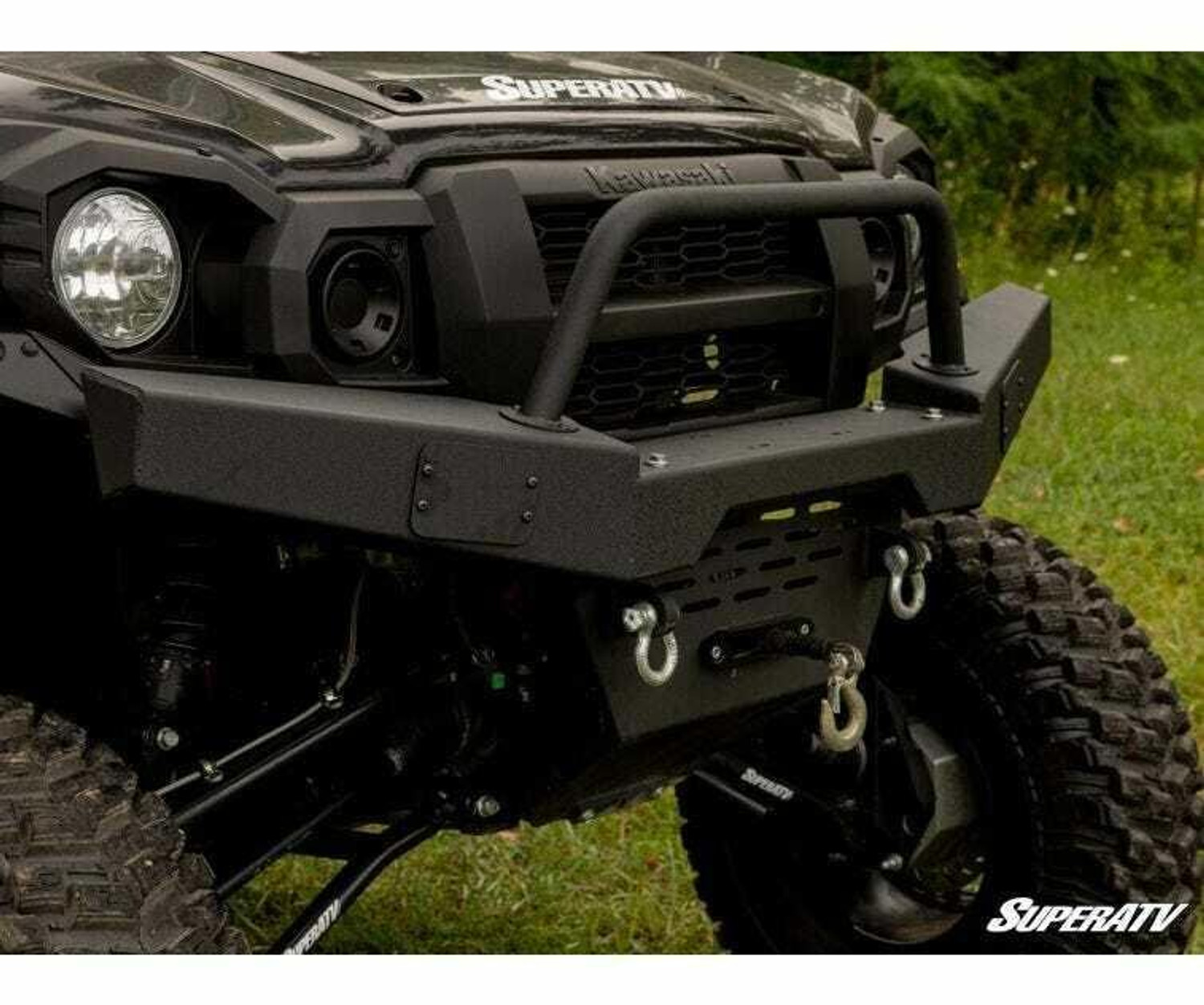 SuperATV Kawasaki Mule Pro Winch Ready Front Bumper - FBG-K