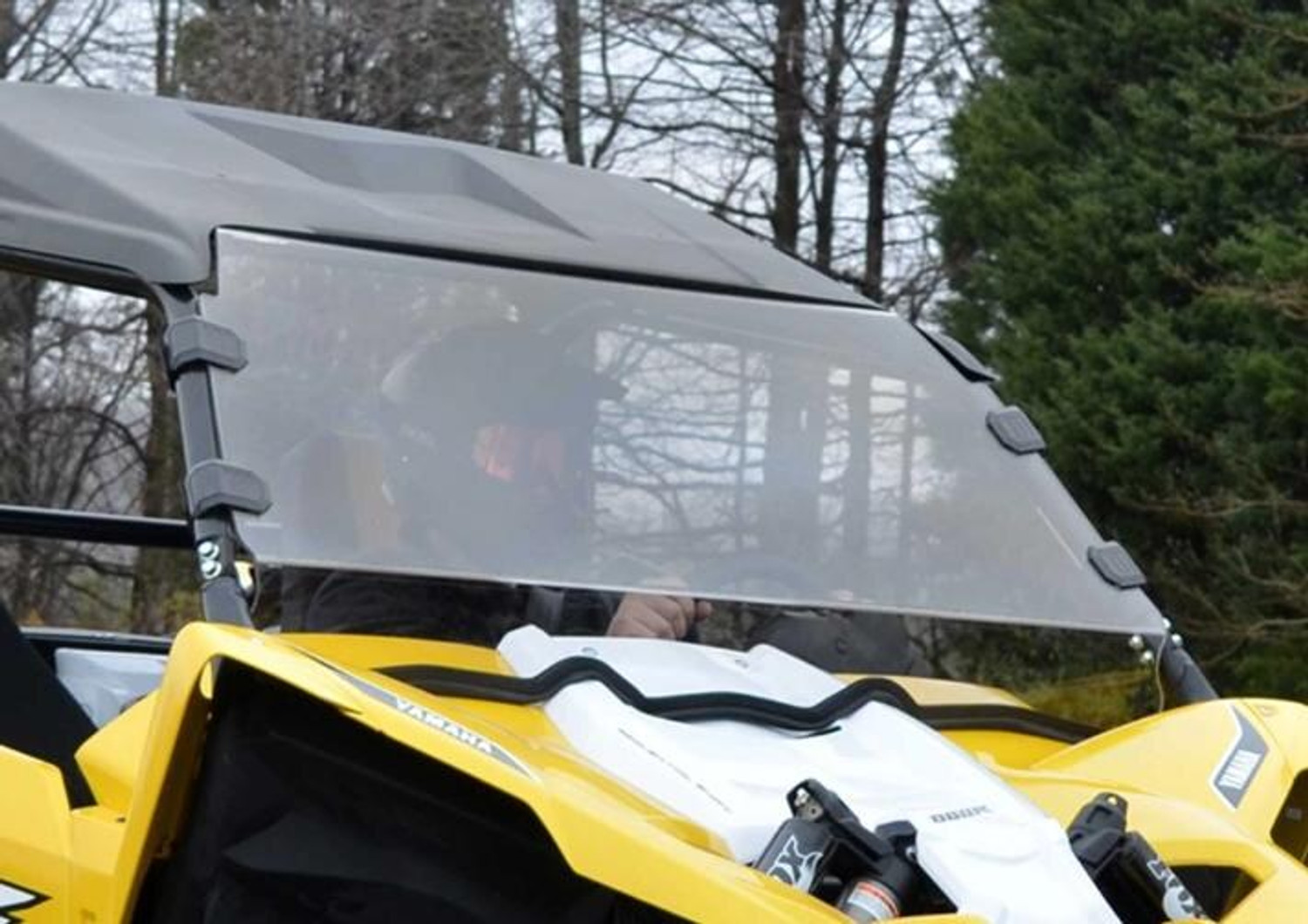 SuperATV Yamaha YXZ Scratch Resistant Full Windshield - WS-Y