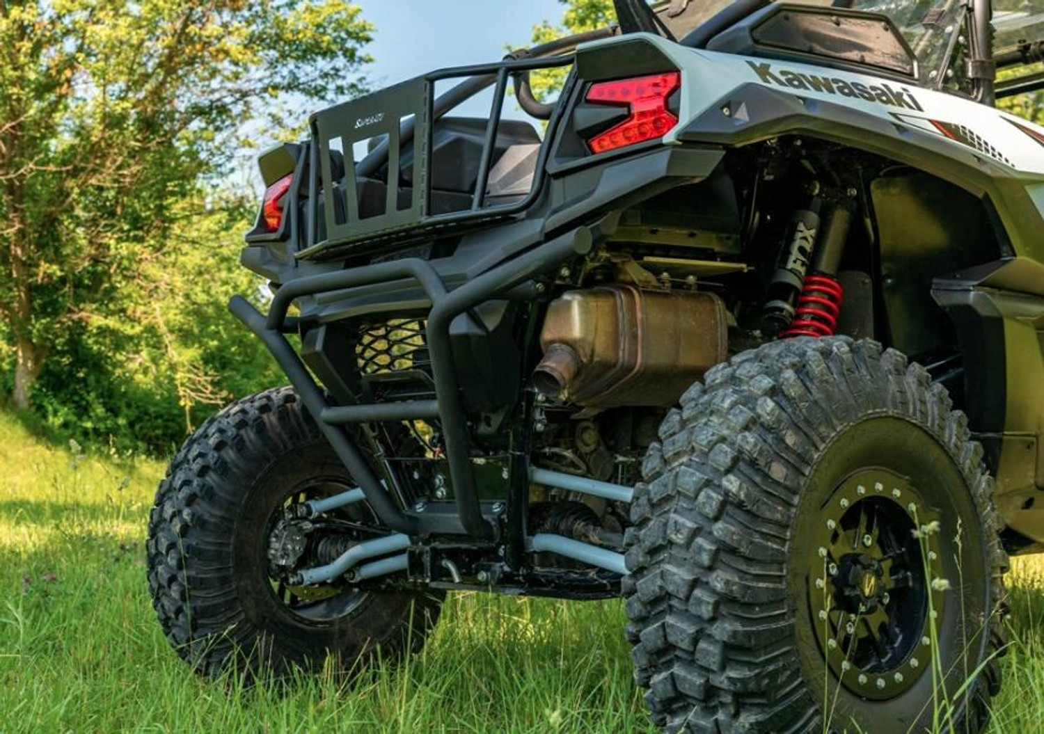 SuperATV Kawasaki Teryx KRX 1000 Rear Bumper - RBG-K-KRX-00