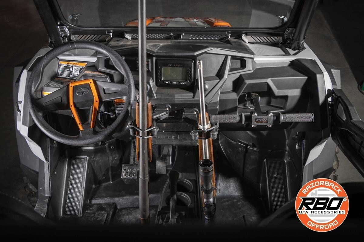 Razor Gun Rack Razorback Offroad RBO Polaris RZR Gun Rack/Grab Handle/Lug