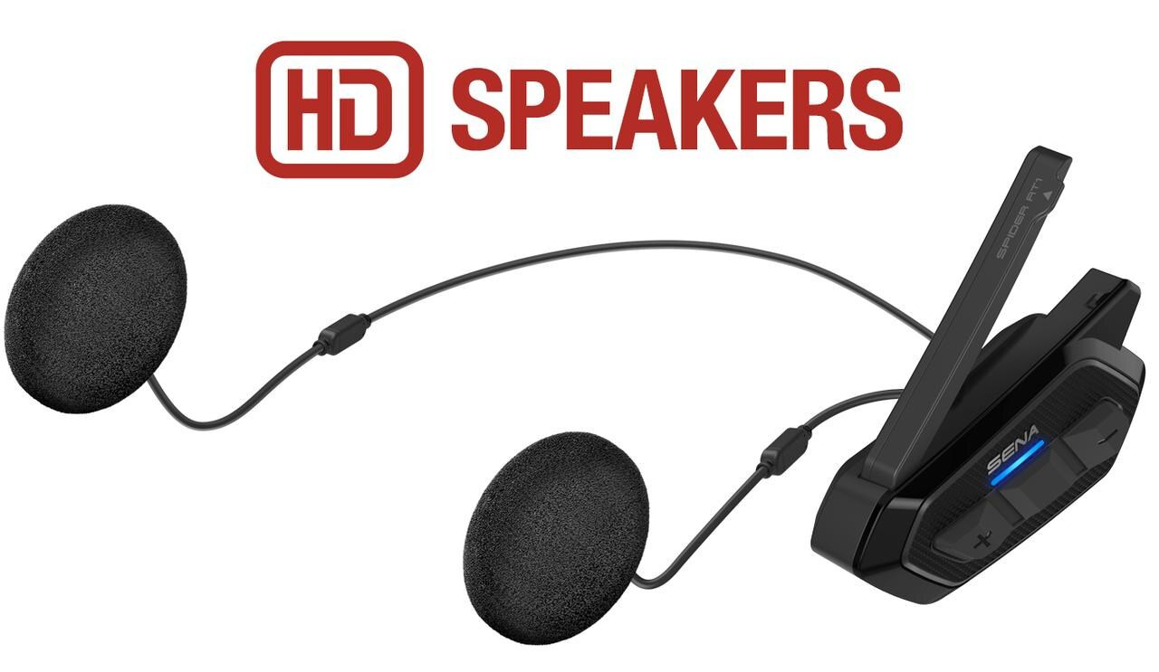 SENA Spider RT1 Bluetooth Low Profile Motorcycle Mesh