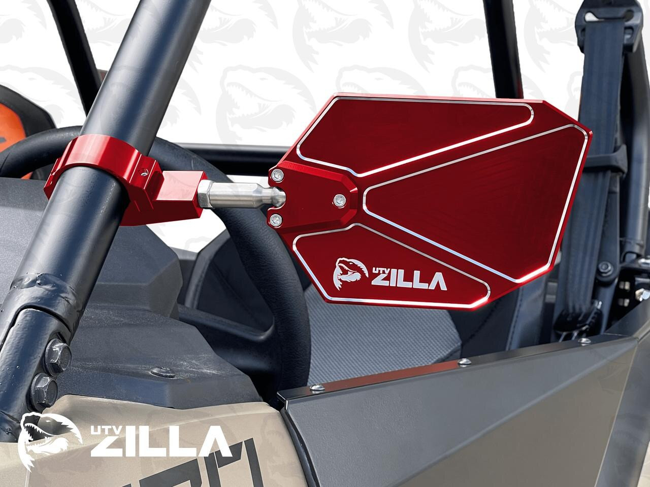 UTVZilla SABER Billet Side Mirrors (Pair) | UTV Source