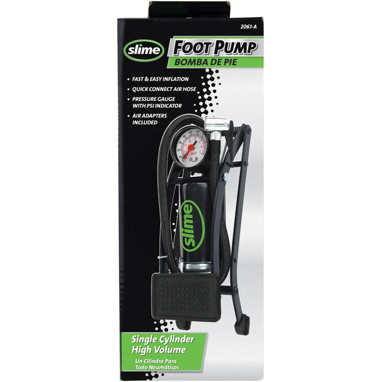 Slime Tire Repair Foot Pump 2061-A