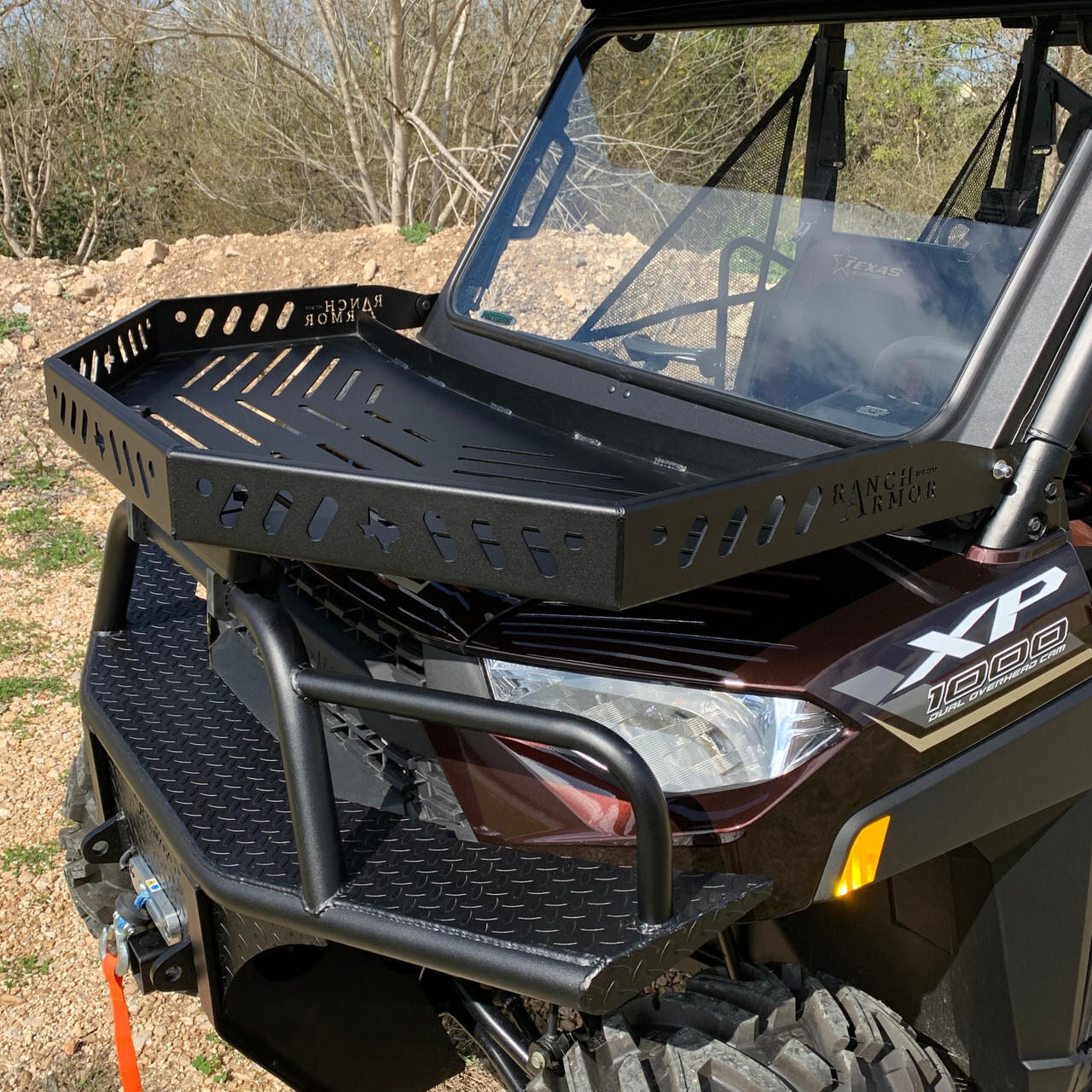 Ranch Armor Polaris Ranger FullSize / 1000 Front Hood Basket