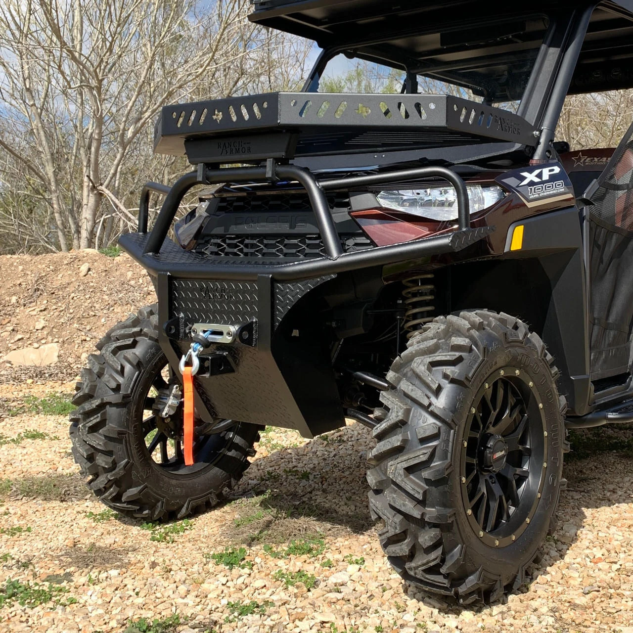 Ranch Armor Polaris Ranger FullSize / 1000 Front Hood Basket