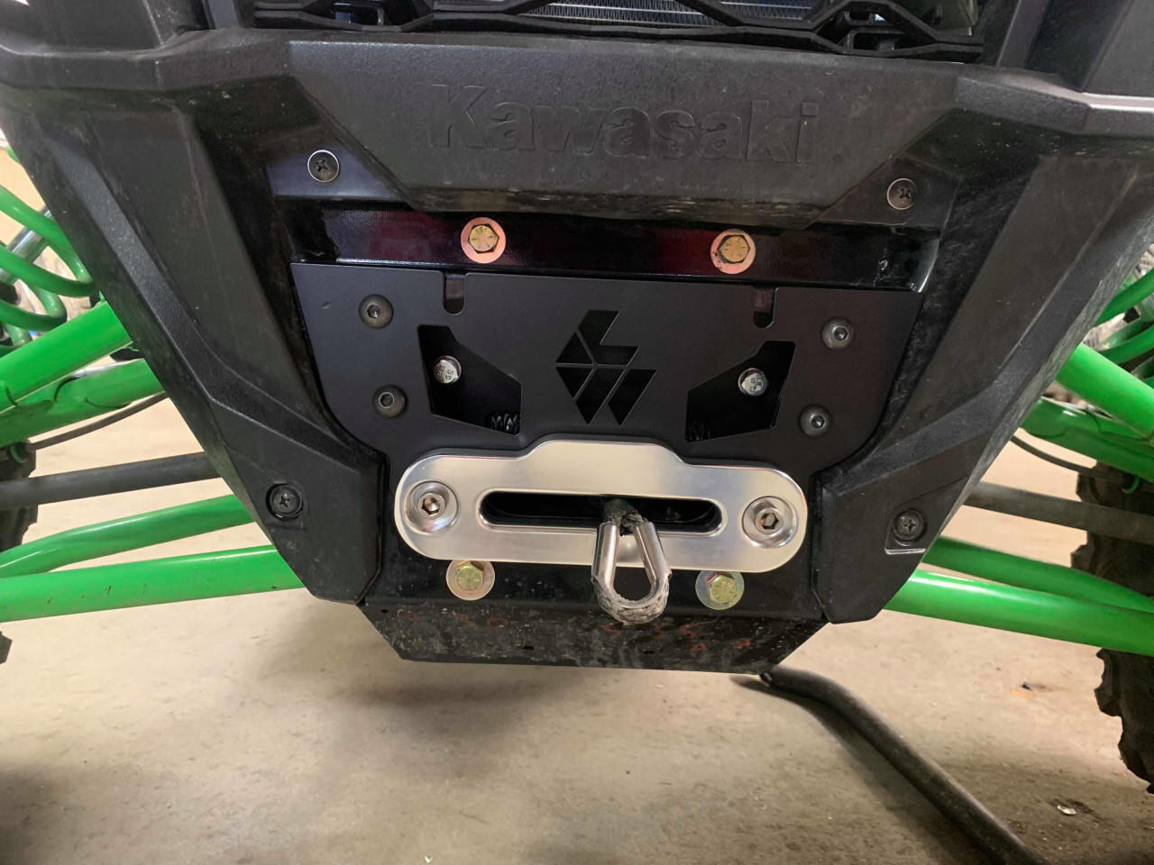 L&W Fab Kawasaki Teryx KRX 1000 Winch Mount - 9643