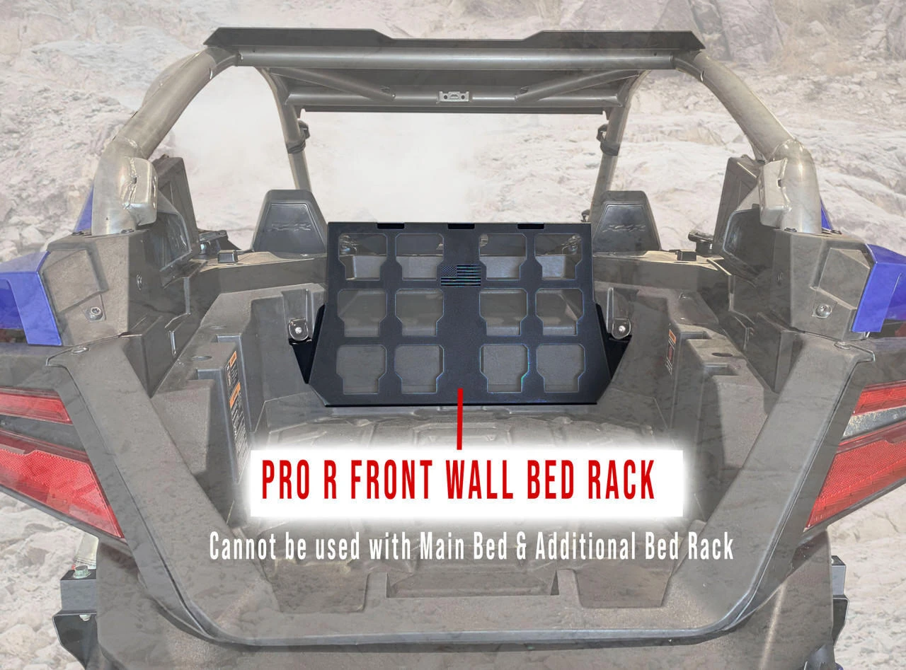 Polairs Pro R Storage Rack CA Tech USA Polaris RZR Pro R Milwaukee Packout Rack