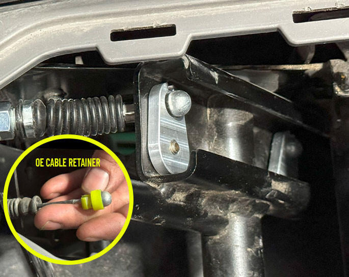 SandCraft Polaris RZR Pro R Shift Cable Retainer