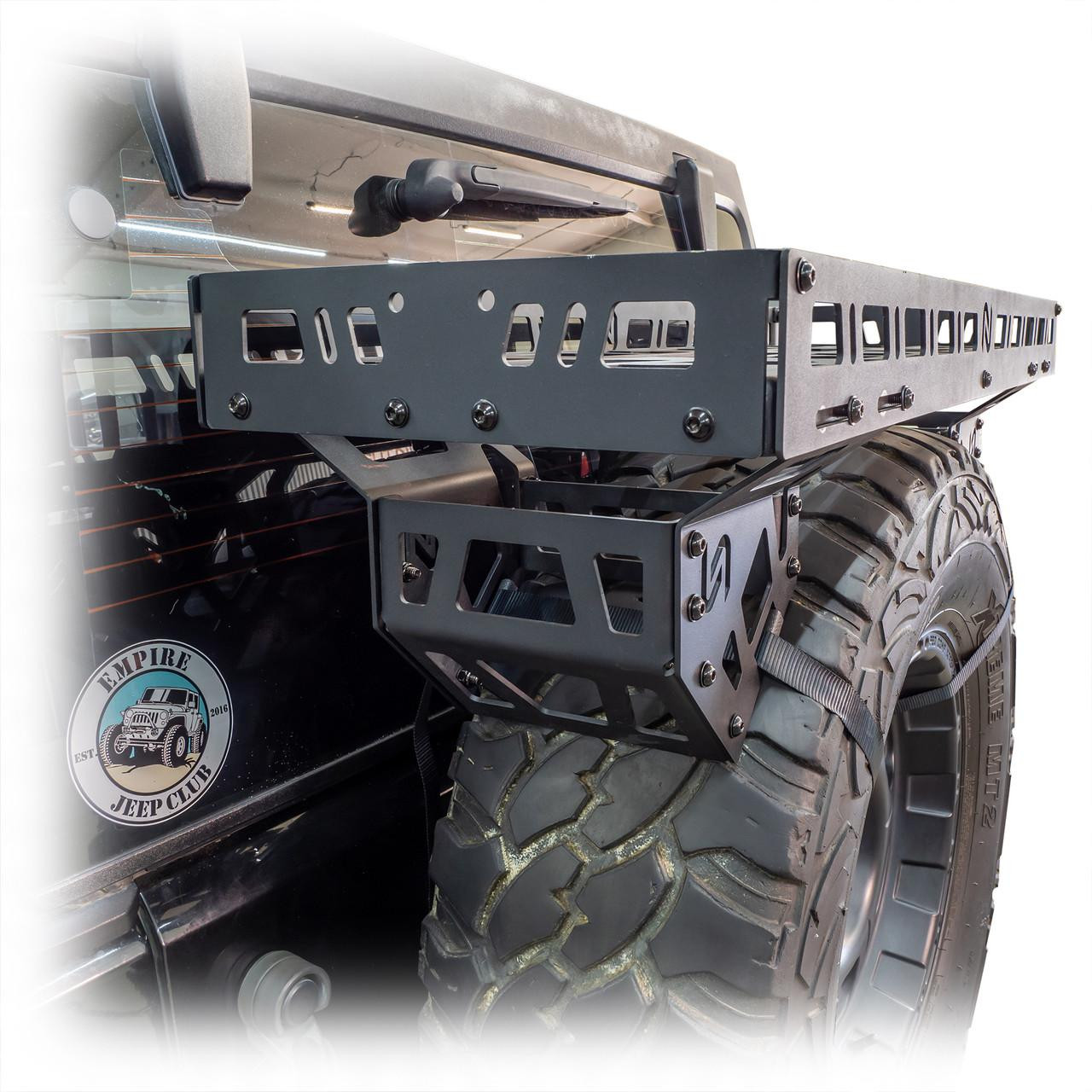 Turn Offroad Universal Offroad Spare Tire Storage Rack / Offroad Ice ...