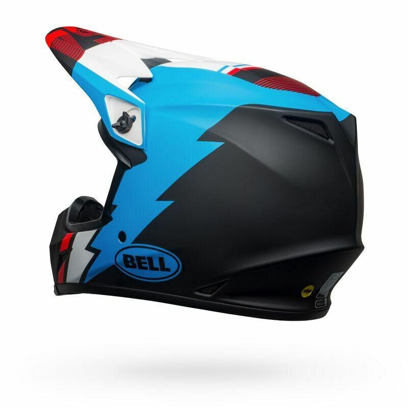 Buy Bell Helmets MX9 MIPS (XXL) (Strike Matte) (Black/Blue/White) at