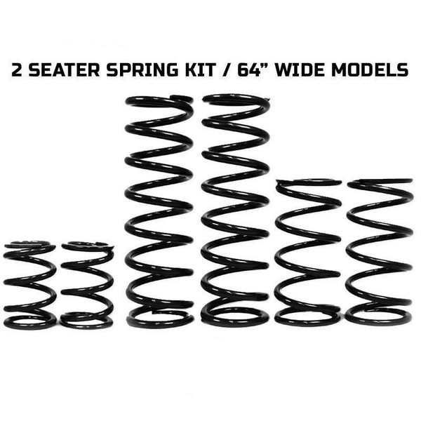 ZBroz Racing Can-Am Maverick X3 XDS 2.5 Fox Shocks Spring Kit (64" 2-Seat) K30-CA1026-0 - UTV Source