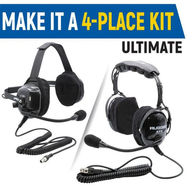 Rugged Radios Rear Seat Expansion Kit w/ Helmet Kits/Headsets  UTVS0010048-MAIN