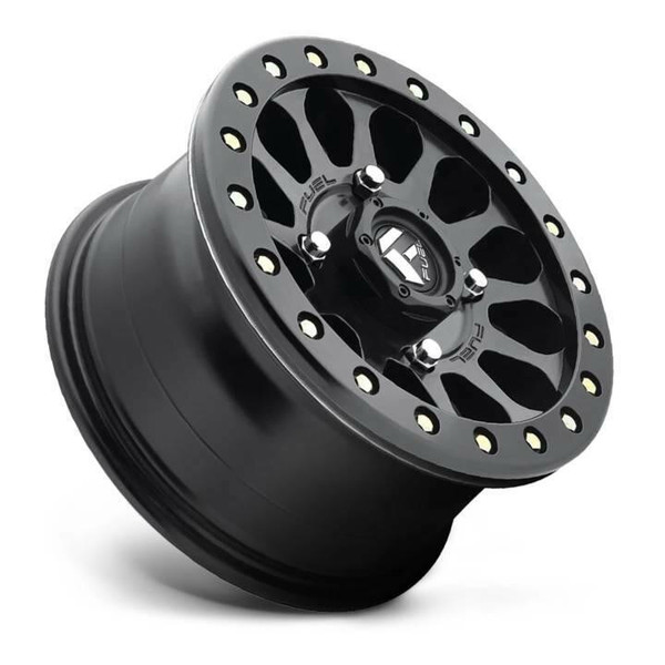 Fuel Offroad D920 Vector Beadlock UTV Wheel 14X7 4X156 Matte Black D9201470A545