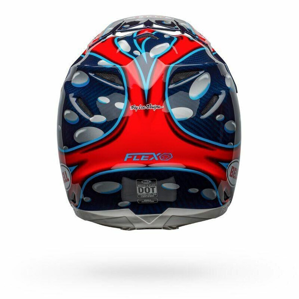 Bell Helmets Moto-9 Flex Medium McGrath Replica Gloss Blue/Red/Black BL-7123873