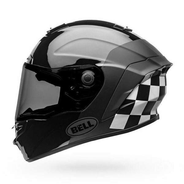 Bell Helmets Star DLX MIPS (Lux Checkers) (Medium) (Black/White