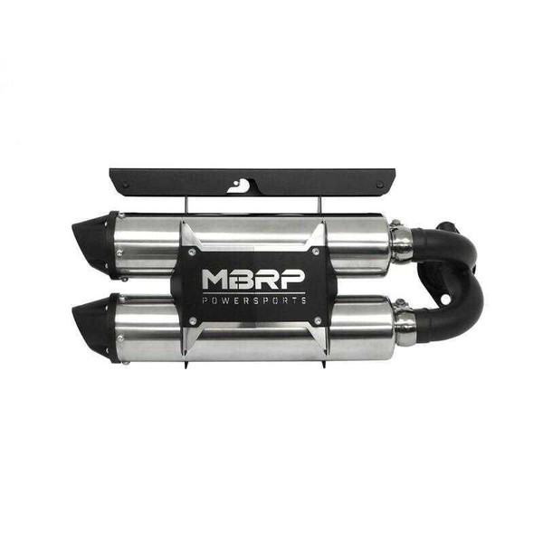 MBRP Powersports Polaris RZR XP 1000/RS1 Dual Slip-On Performance Series Exhaust AT-9522PT - UTV Source