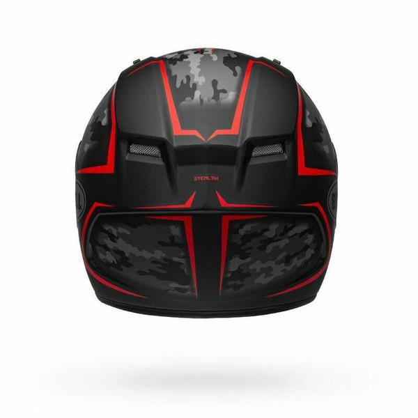 Bell Helmets Qualifier (Stealth Camo) (Medium) (Black/Red) - BL