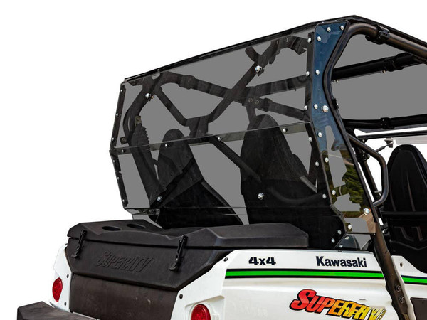 SuperATV Kawasaki Teryx 4 Windshield (Rear) RWS-K-TRX4-76 - UTV Source