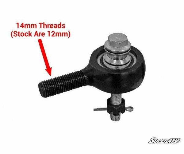 SuperATV Polaris Ranger 400 A-Arms Front 2 Offset High Clearance AAP-6-HC-02#FH