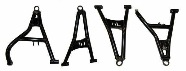High Lifter 2017-21 Polaris General 1000 EPS/RZR S Front Forward Upper and Lower Control Arms (Black) MCFFA-GEN1-1-B - UTV Source