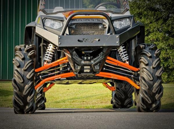 High Lifter 2009-14 Polaris RZR 800 S Front Forward Upper and Lower Control Arms Black MCFFA-RZRS-B