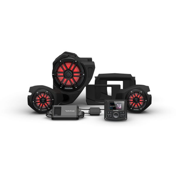 Rockford Fosgate Polaris RZR Audio Kit (PMX-2) (Stage 3) RZR14-STG3 - UTV Source