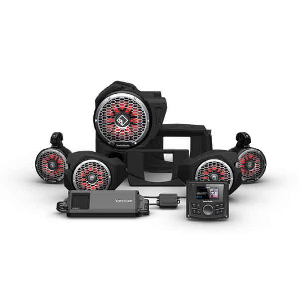 Rockford Fosgate Polaris RZR Audio Kit (PMX-3) (Stage 5) RZR14-STG5 - UTV Source
