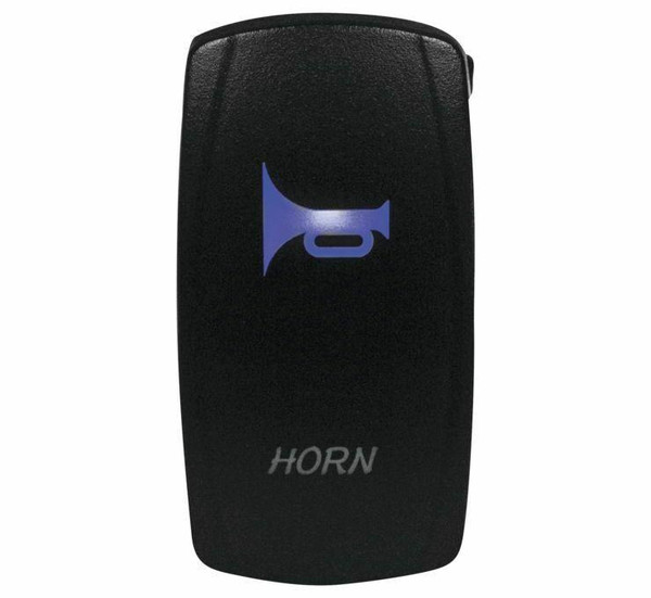 DragonFire Racing Laser-Etched Dual LED Horn Switch (Blue) 521371 - UTV Source