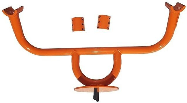 Tab Performance Polaris RZR XP 1000 Tubular Spare Tire Rack (Red) 715-4001-RED - UTV Source