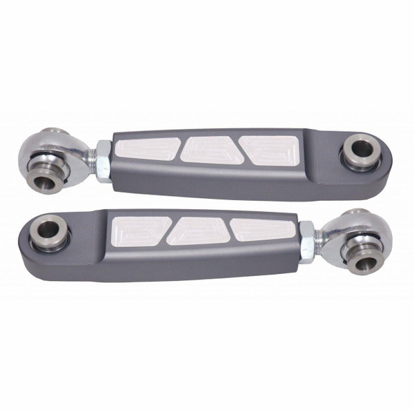 ModQuad Racing Polaris RZR XP 1000 XP Turbo 16-19 Adjustable Sway Bar Link (Grey) (Rear) 375964 - UTV Source