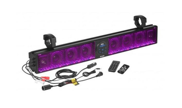 Boss Audio IPX5 Rated ATV/UTV Sound bar Audio System (RGB) (36") BRT36RGB - UTV Source
