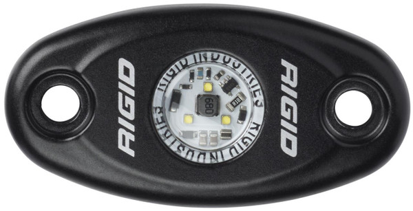 Rigid Industries A-Series High Power LED Light (Amber) (Black Housing) 480333 - UTV Source