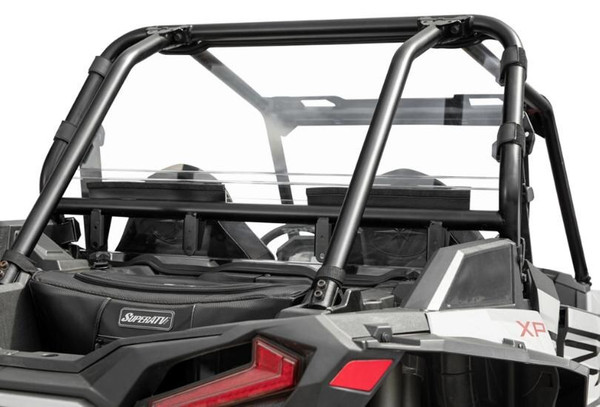 SuperATV Polaris RZR XP Turbo Rear Windshield RWS-P-RZR-1K-75#XPT-MAIN - UTV Source
