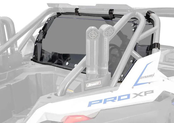 SuperATV Polaris RZR Pro XP Rear Windshield RWS-P-PROXP-75-MAIN - UTV Source