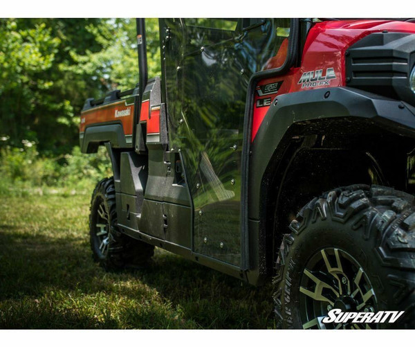 SuperATV Kawasaki Mule Cab Enclosure Doors - DR-K-FX-001-72-MAIN