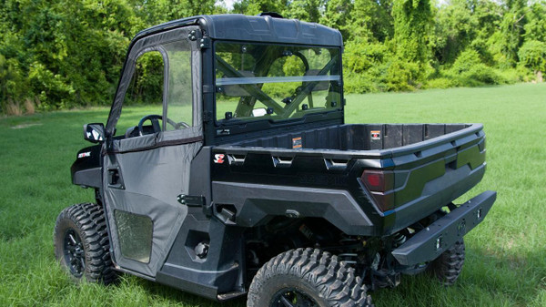 Seizmik Polaris Full Size Pro-Fit Ranger UV Resistant Polycarbonate Hard Rear Folding Windshield