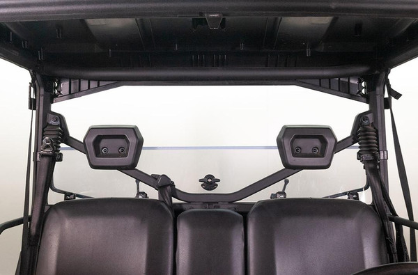 Seizmik Polaris Full Size Pro-Fit Ranger UV Resistant Polycarbonate Hard Rear Folding Windshield