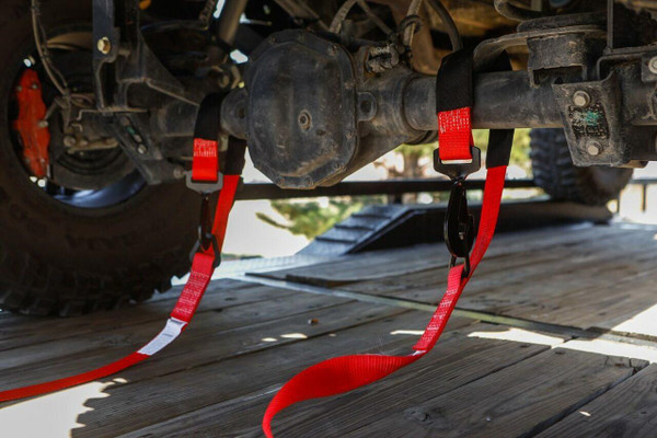 SpeedStrap 2 x 10 Ratchet Tie Down w/ Twisted Snap Hooks and Axle Strap Combo UTVS0033574