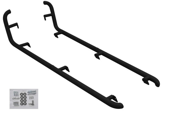 SuperATV Polaris RZR 4 900 Rock Sliding Nerf Bars Red NB-P-RZR1K4-03#RZR