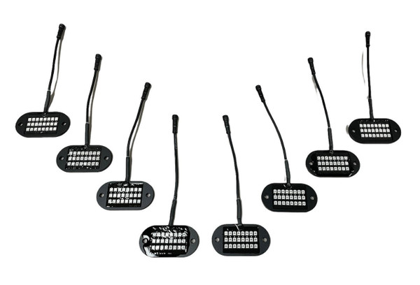 5150 Whips 187 Style Rock Lights 2.0 w/ Control Harness - 5150-187