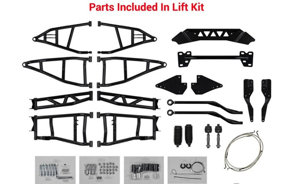 SuperATV Polaris General 7-10 Lift Kit LK-P-RZR900S-HC-SBJ-7-10-R3-02