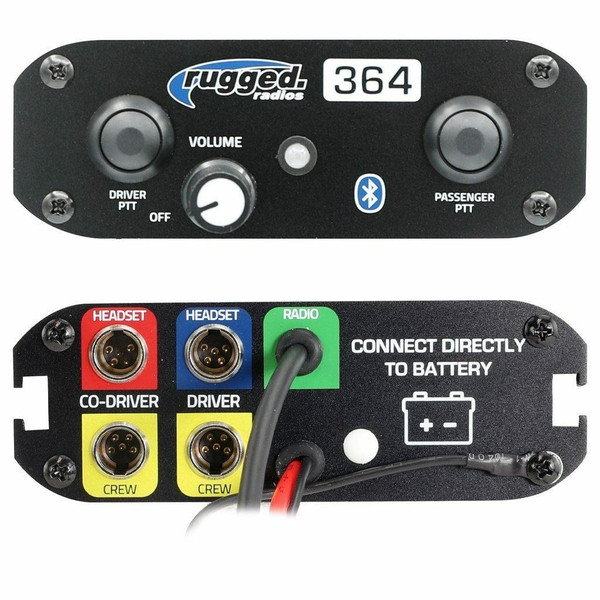 Rugged Radios 364 Super Sport Intercom w/ Bluetooth Music | UTVSource.com