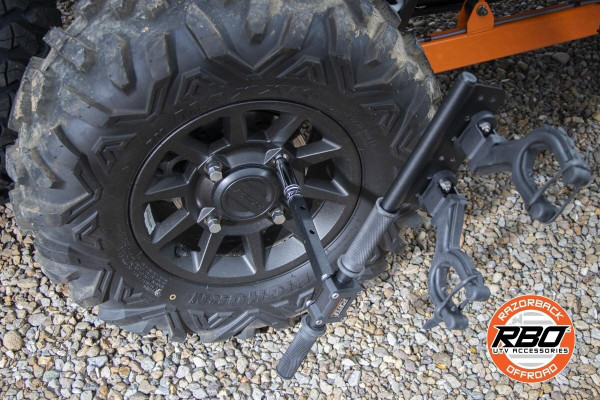 Razorback Offroad RBO Polaris RZR Ultimate Gun Rack/Grab Handle/Lug Wrench RBO1000
