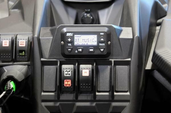 SSV Works Can-Am Maverick X3 Dash Mounting Panel for MRB3 Bluetooth Media Controller X3-DM3