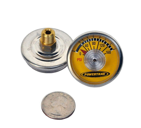 Power Tank Spiral Gauge for Sidearm Regulators and ARB Manifolds GAU-P03K