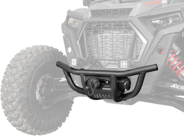 SuperATV Polaris RZR XP Turbo S Winch Ready Front Bumper FBG-P-RZRTS-25-MAIN - UTV Source