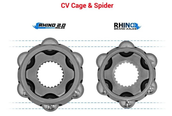 SuperATV Polaris Ranger 800 Big Lift Kit Heavy-Duty Axles - Rhino 2.0 AX01-024F-1